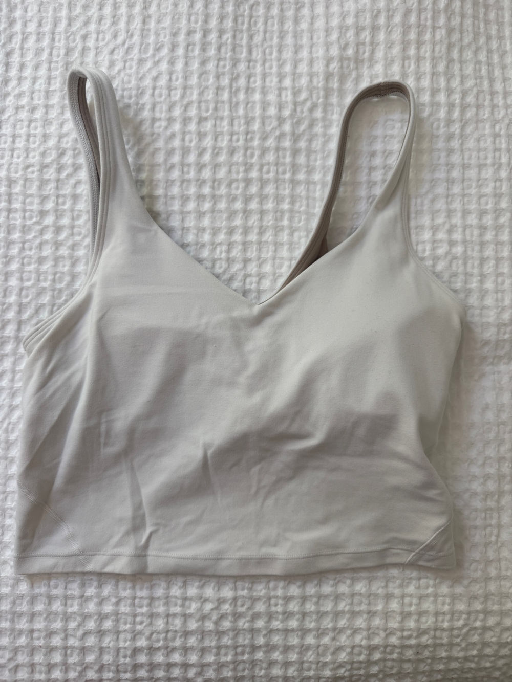 Lululemon White Align Tank Top Size 6